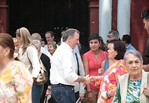 Previo al primer debate presidencial, José Antonio Meade convive en familia